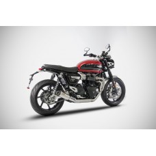 ZARD Full 2 into 1 with SP Muffler for the Triumph Speed Twin 1200 and Thuxton R / RS